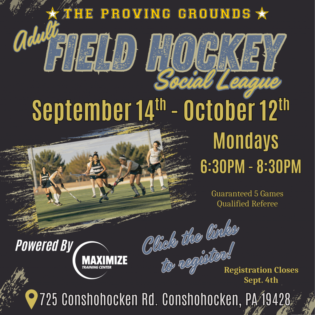 Adult Field Hockey Social League at The Proving Grounds